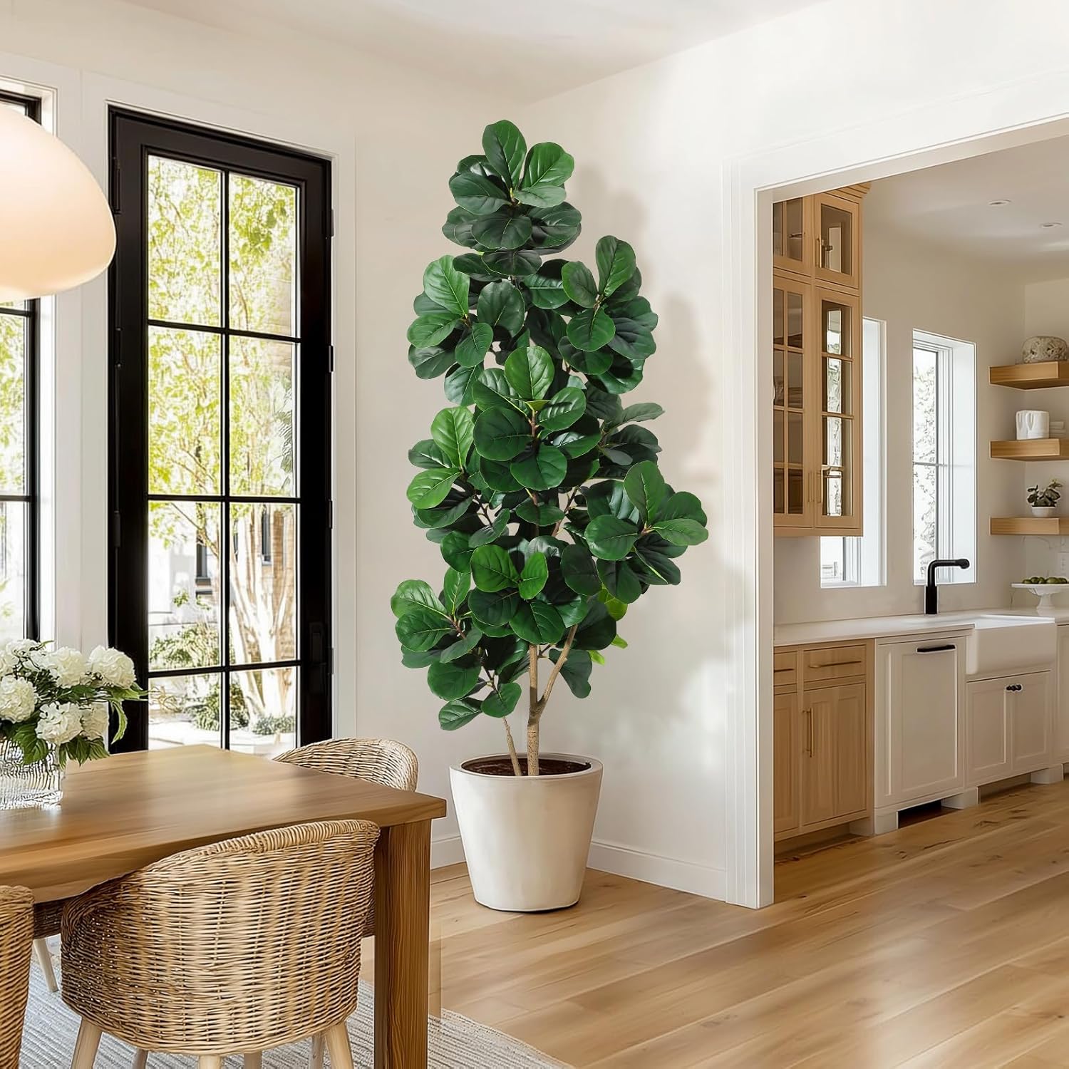 Fiddle Leaf Fig - Sztuczny drzewko figowe Fiddle Leaf o
