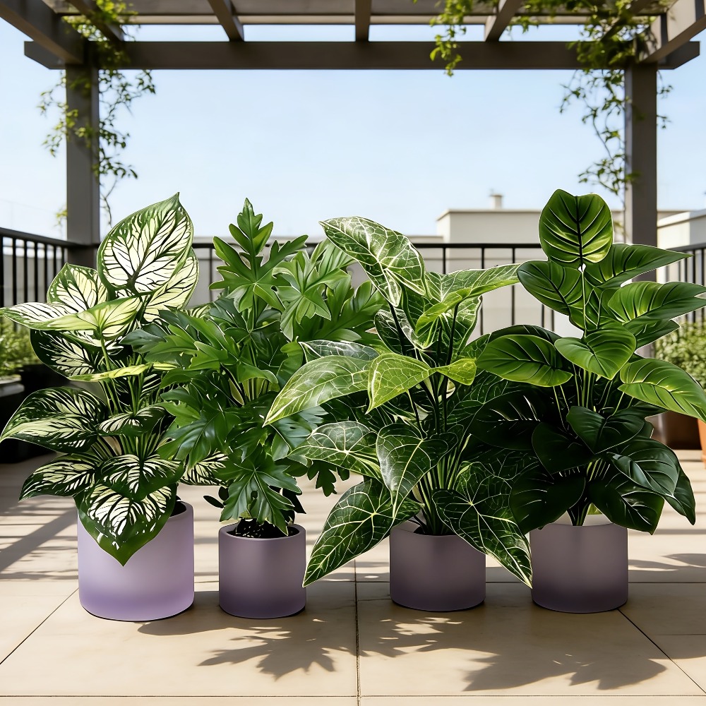 4 szt. Sztucznych roślin z 48  – Fiddle Leaf Fig recenzja i cena